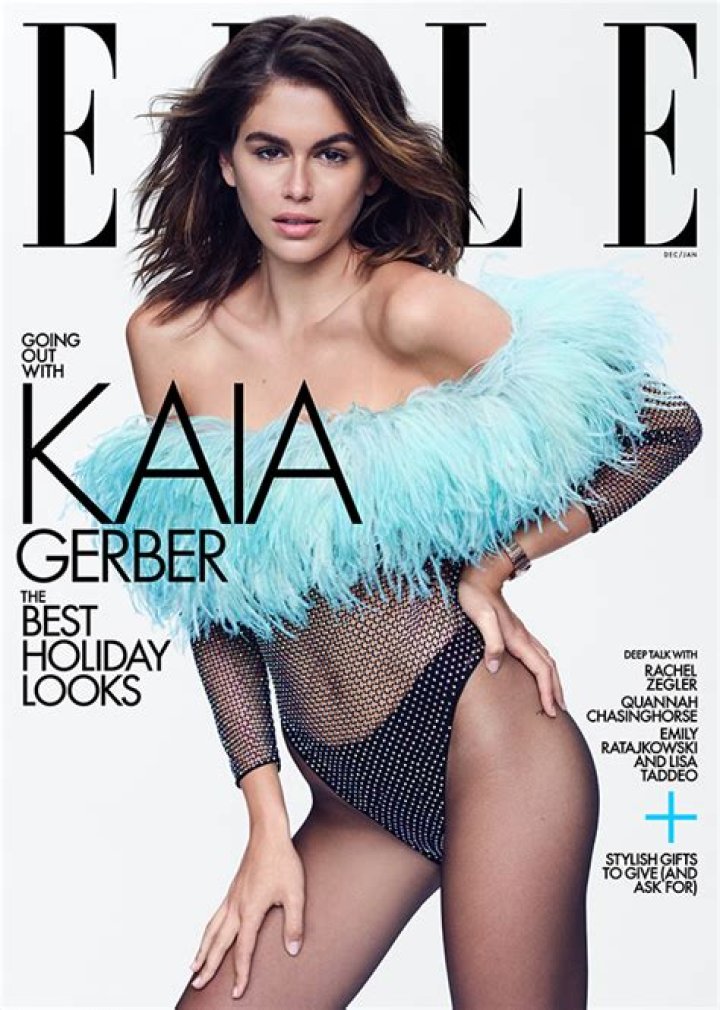 Kaia Gerber Rocks See-Through Mesh Bodysuit For Sexy ‘ELLE’ Cover After Jacob Elordi Split